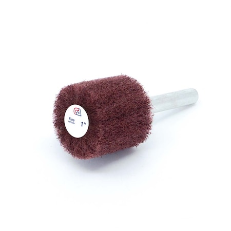 Continental Abrasives 1" x 1" x 1/4" Nonwoven Mounted Flap Wheel Fine FW-NW11F